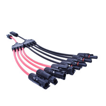 Stable Solar Energy Panel Connector Y Branch Cable 10AWG for Home Installation