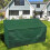 PE Multi-Person Bench Cover Waterproof Sunproof Dustproof Cover with Drawstring 5