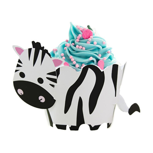 Είδη Διακόσμησης για Cupcakes σε Ποικιλία Χρωμάτων, Τρισδιάστατο Σχήμα, Γαμήλιο 1