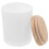 Empty Candle Jar Glass Candle Jar with Lid Candle Storage Container Candle Making Jar 3