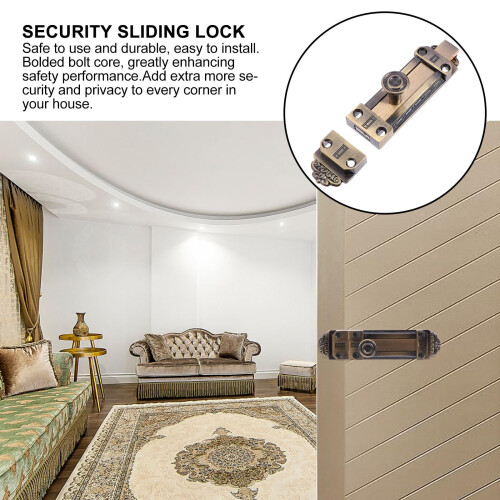 Heavy Duty Slide Lock Assorted Color Zinc Alloy 1Pcs 1