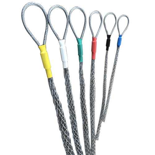 Mesh Puller Anti-slip Pipe Cable Wire Pulling Grips Lassos Cable Pulling Socks Electrician Tools Flexible Eye Multi-size 1