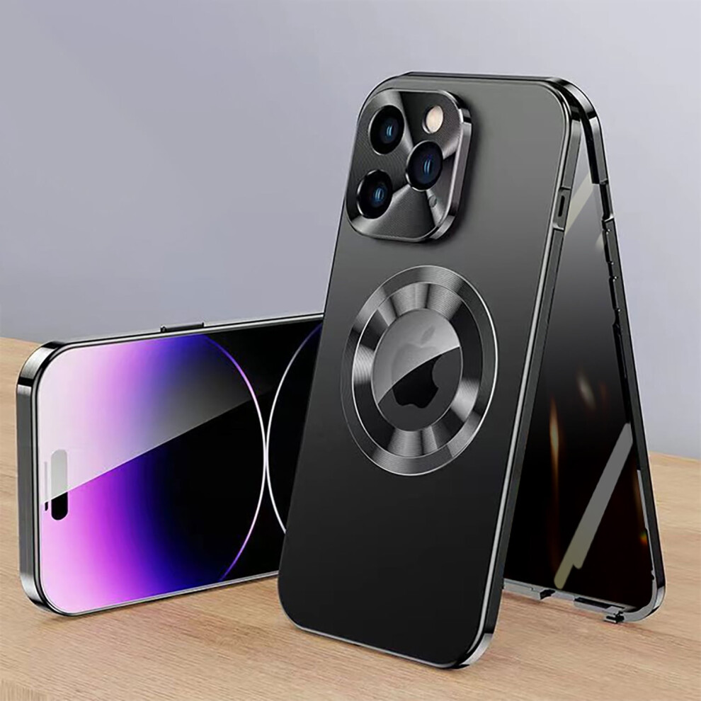 Allytech Iphone 14 Plus Case With Privacy Screen & Camera Protector, Shockproof Magsafe Compatible Â Black 9097180926290
