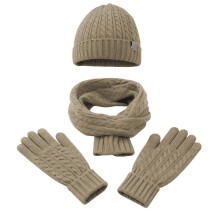 Stay Cozy All Winter Long with Our Ultra Soft Knit Scarf Hat and Mittens Set for Maximum Warmth