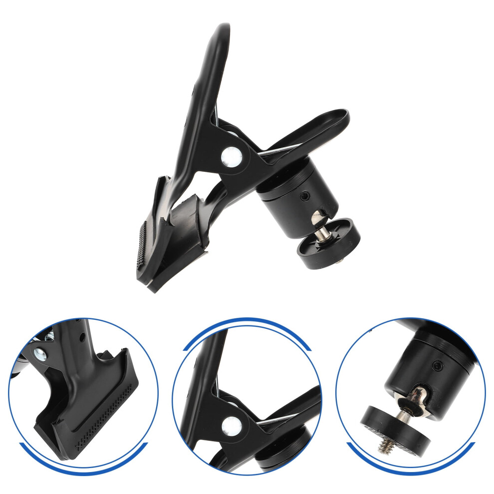 1Pack Photography Clamp Mount For Camera Equipment And Swivel Ball Head 3.93X3.14x3.14 Inch 9405492507289