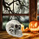 Νυχτερινό φως LED με άγαλμα σκελετού για το Halloween – Ρητίνη, λαμπερά μάτια, συμβατό 3