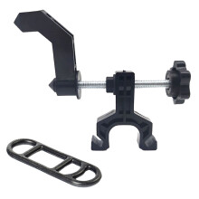 Portable Bike Wheel Truing Stand, 8x4cm Adjustable Rim Alignment Tool, ABS/Metal, Compatible with Bikes