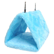 Hanging Bird Bed Warm Cozy Sleeping for Conure Lovebird Cage with Secure Hooks Happy Hut Pet Bird