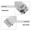 Cabinet Lock Double Hinge Password Lock Set Metal 7