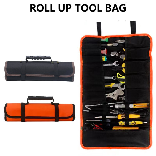 Water Resistant Utility Roll Bag With 18 Pockets Suitable For Tool Organization&Easy Transport Efficient Tool Management 1