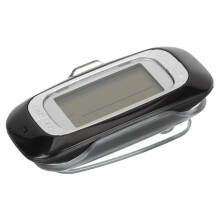 Steps Counter Pedometer Black ABS 1 Piece