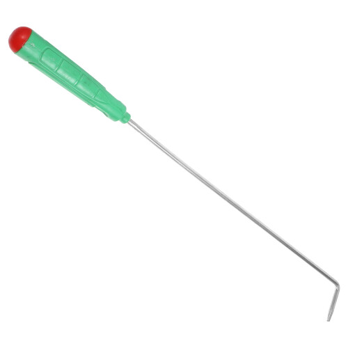 Steel Fireplace Poker Tool with Plastic Handle for Fire Pit Management 1