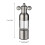 Manual Grinding Bottle 304 Stainless Steel Adjustable Coarseness Mill Kitchen Essentials (Silver) 2