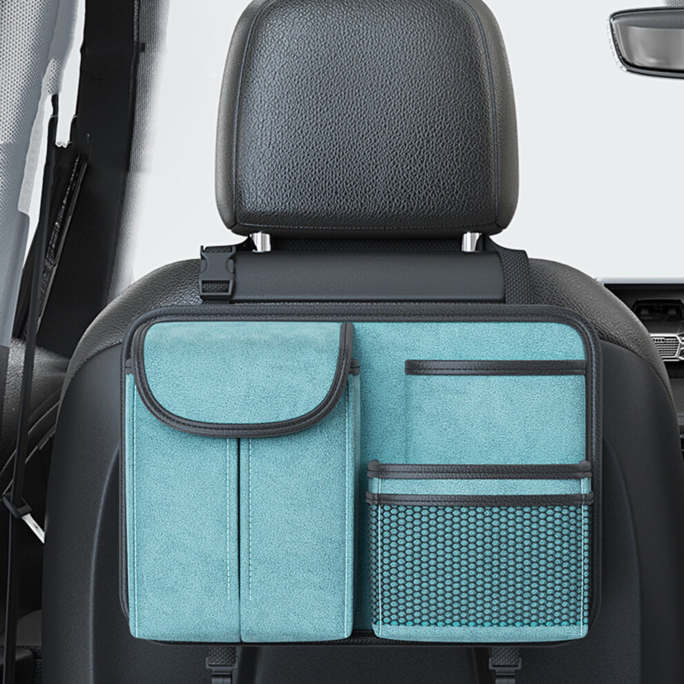 Multifunctional Car Seat Back Organizer With Expandable Storage, Multiple Compartments, And Sturdy Hooks For Vehicle Interior Organization 9405492506145