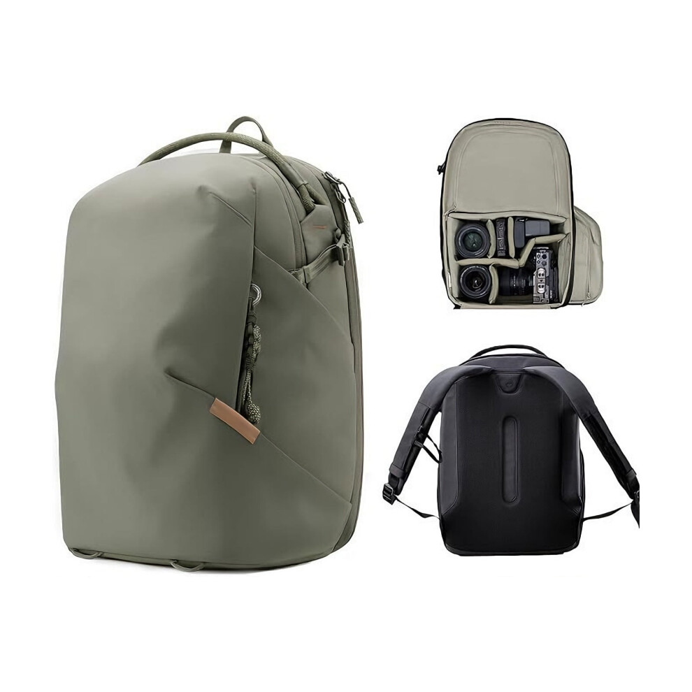 Ergonomic Photography Backpack With Back Support For Dslr Camera Comfortable Carrying Extended Accessories 9401284838661