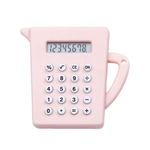 A Basic Calculator With Colorful Keys Portable Design For School And Office Math