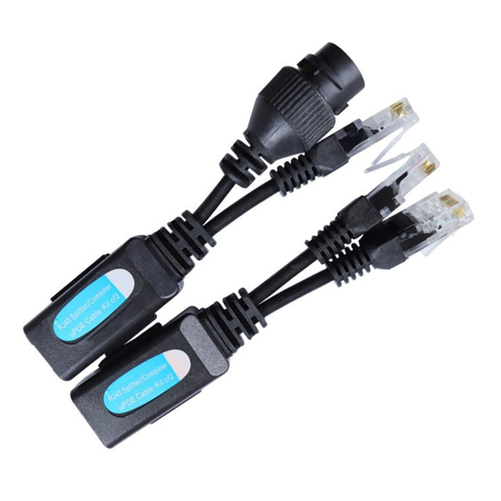 Efficient Rj45 Ethernet Poe Splitter Combiners Provides Power And Data Transmission For Various Ipequipment 12.50Cm 9401284838234