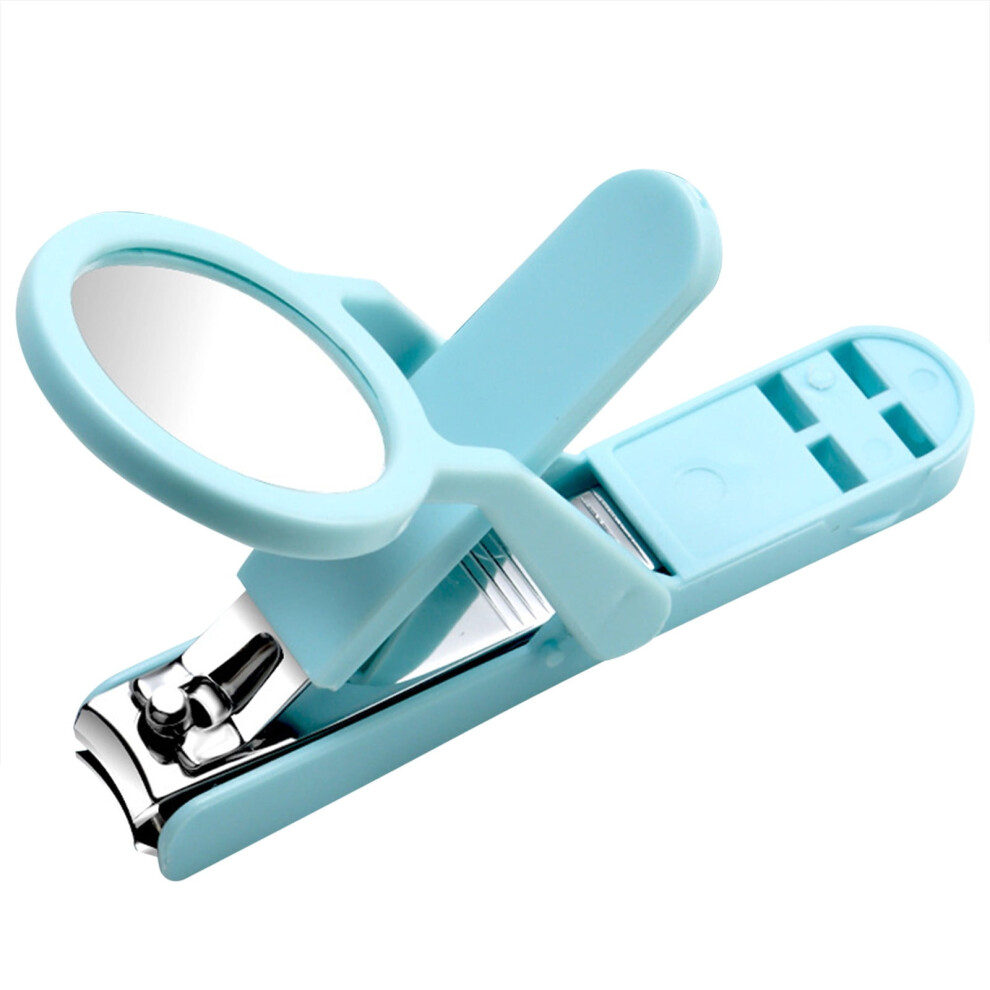Light Ergonomic Stainless Steel Nail Clipper With And Magnifier For Convenient Fingernail And Toenail Grooming