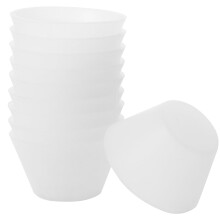 20Pcs Cupáin Mheascáin Silicone le haghaidh Ceardaíocht Roisín Eapocsa Babhlaí Meascáin Uirlisí Modhnú Dathanna
