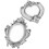 LITINKIMI Picture Frames Resin Silver 2Pcs 4.3x3.5x0.4In 1
