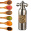 Manual Grinding Bottle 304 Stainless Steel Adjustable Coarseness Mill Kitchen Essentials (Silver) 5
