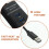 Επέκταση USB Hub Μαύρο Πλαστικό 1 τεμάχιο Συμπαγές και Ελαφρύ 5