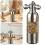 Manual Grinding Bottle 304 Stainless Steel Adjustable Coarseness Mill Kitchen Essentials (Silver) 6