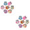 Set of 2 Sewing Project Buttons Kids Scrapbooking Buttons 7