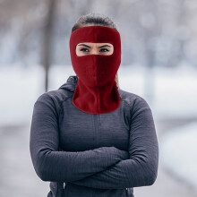 Masque d'hiver épais avec capuche pour protéger le cou et les oreilles – Résistant au vent et à la neige, unisexe – Compatible avec le ski