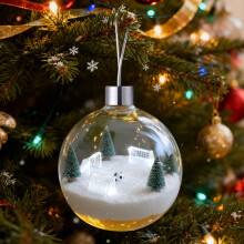Sports Theme Christmas Ball Ornaments – Shatterproof Sports Baubles, 3.15" | Compatible with Christmas Trees