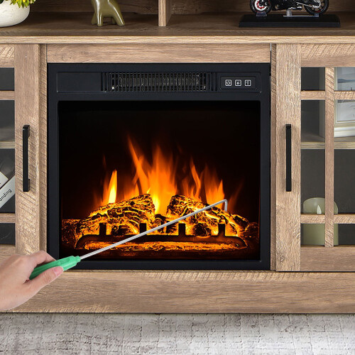 Steel Fireplace Poker Tool with Plastic Handle for Fire Pit Management 2