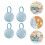 Blue Trash Bag Clamp for Home Use, Magnetic Clip for Garbage Can, 4Pack 1