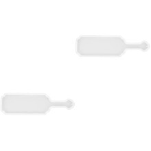 FRCOLOR 2er-Set Silikon-Gießformen – Große Epoxidharz-Gussform, Weihnachts- und DIY-Hängedekoration, kompatibel mit Epoxidharz