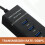 Επέκταση USB Hub Μαύρο Πλαστικό 1 τεμάχιο Συμπαγές και Ελαφρύ 7