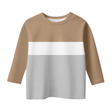 Boat Neck Kids T-Shirts, 3/4 Sleeve Warm Plain Lounge Tops for Boys & Girls, Regular Fit, Winter/Fall 2026 Trendy Shirts