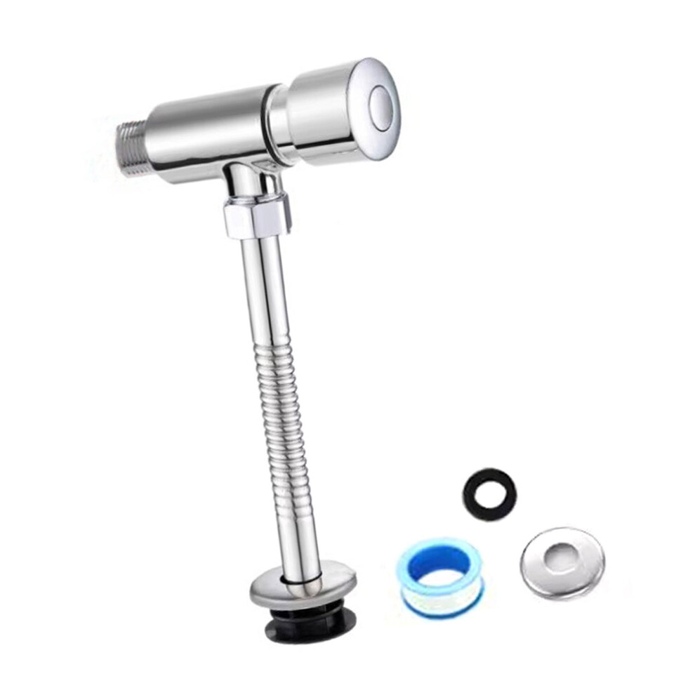 Strong Brass Manual Urinal Flush Valves With Delayed Shut Off Heavy Duty Hand Press Urinal Valves For Water Conservation 9401284839668