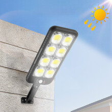 Solar Street Lights with Motion Sensor, 3 Modes, Wireless Security Wall Light for Garden/Yard/Driveway – High Brightness, Easy Install, COB/LED –