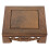 Wood Flower Pot Base Light Brown 1 Pair 4.8x4.8in 1