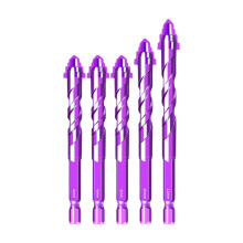 Tungsten Carbide 4-Flute Step Drill Bits for Tile, Concrete & Hard Materials – Heavy Duty, Compatible with 3/8" Hand Grinders