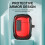Earphone Shockproof Headphone Box Case for Google Pixel Buds A-series (Red) 6