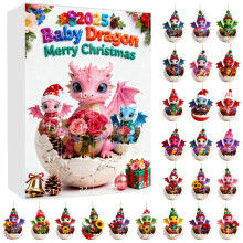 Calendrier de l'Avent 24 jours avec adorables décorations 3D en forme d'œuf, idéal pour l'intérieur et l'extérieur, et parfait pour les fêtes