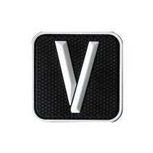 1 PCS Military PVC Letter Patch, Black Hexagon Background, White Letters, Hook Fastener, 2.76 * 2.76 inches, Night Light Reflective