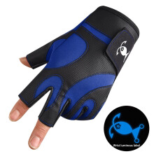 3 Cut Fingers Fishing Gloves Wear Resistance Kayak Gloves for Men and Women Fly Fishing Tackle Accessories