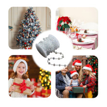 Clear String Beads Plastic Bead Chain 5m - DIY Jewelry Accessories for Christmas Party Wedding Decoration