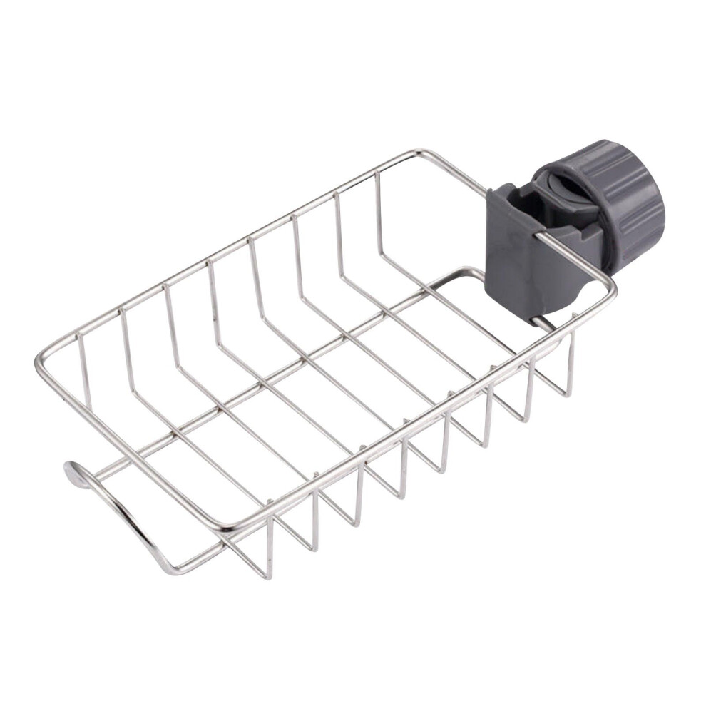 Sponge Holder Over Faucet Kitchen Sink, Stainless Steel Detachable Hanging Faucet Drain Rack Organizer For Kitchen Bathroomï¼Sink Caddy Sponge Holder 9405492507012