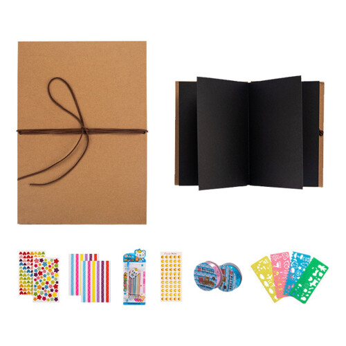 Άλμπουμ φωτογραφιών Arts & Crafts DIY για τη διατήρηση αναμνήσεων, πτυσσόμενο άλμπουμ