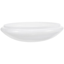 Abat-jour de rechange pour salle de bain, abat-jour moderne pour plafonnier, 37,5 x 37,5 x 10 cm, blanc