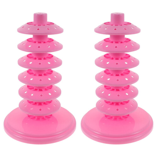 Tabletop Lollipop Stand PP Adjustable Layers 2 Pcs
