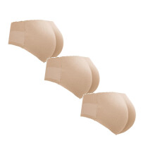 Women Butt Lifter Panties Padded Shapewear Body Sculpting Buttocks Artifact Briefs Pad Seamless Underwear 3 Pack