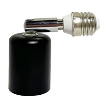 E26 E27 Lamp Holder Extender 90 Vertical 360 Degree Horizontal Rotation For LED Bulbs 150W Lamp Socket Adapter